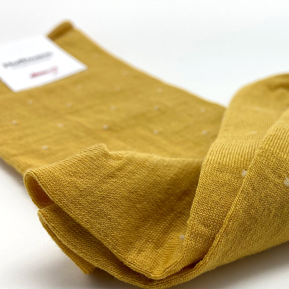 Hoffmann小方點．羊毛薄襪 (22.5 - 24.5cm)