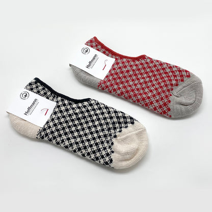 Hoffmann Organic Cotton, Plaid Pattern, Cover Socks 