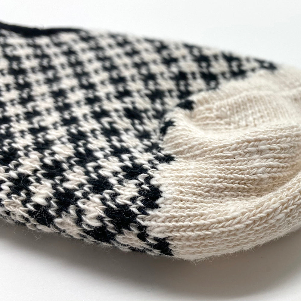 Hoffmann Organic Cotton, Plaid Pattern, Cover Socks 