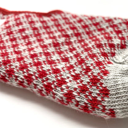 Hoffmann Organic Cotton, Plaid Pattern, Cover Socks 