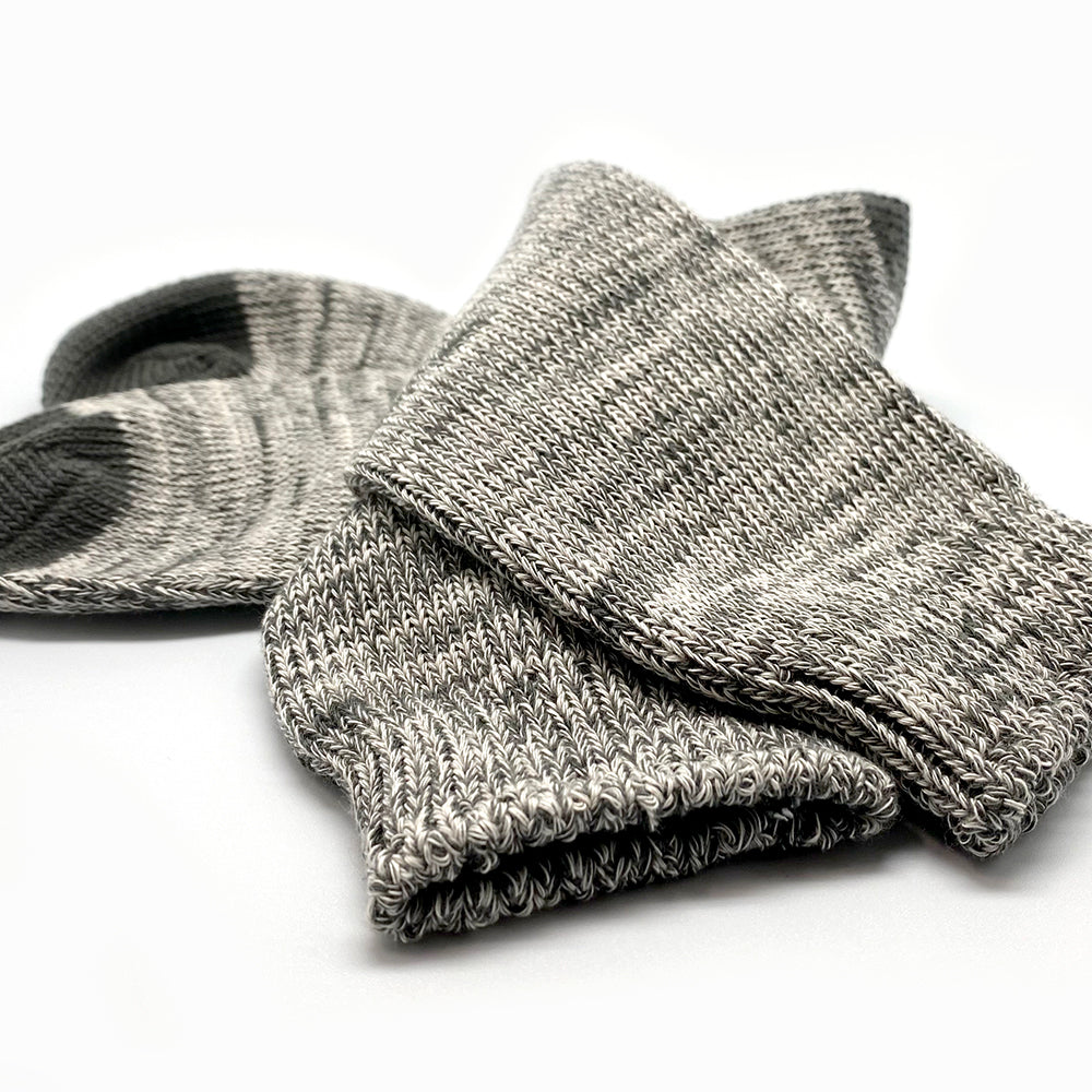 Organic Garden organic cotton. Gall Extract Dyeing. Thick socks