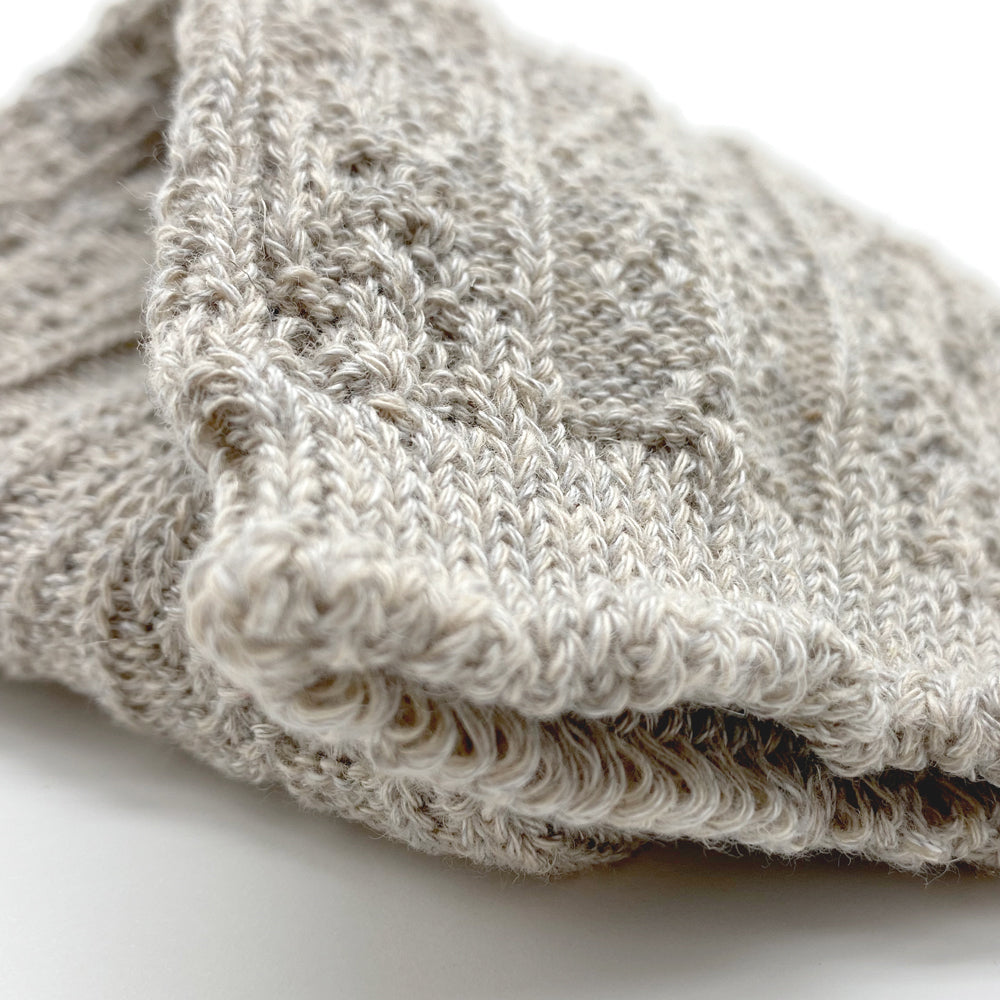 Organic Garden Linen Organic Cotton Mix, Chain Link Sock 