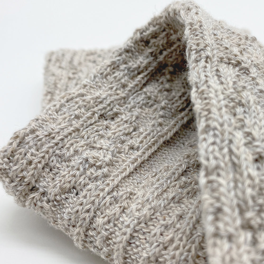 Organic Garden Linen Organic Cotton Mix, Chain Link Sock 