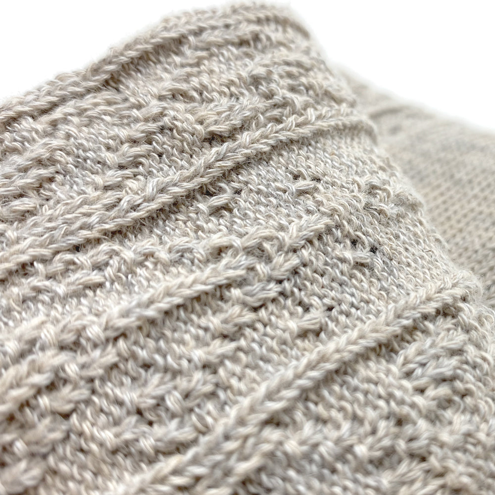 Organic Garden Linen Organic Cotton Mix, Chain Link Sock 