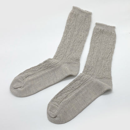 Organic Garden Linen Organic Cotton Mix, Chain Link Sock 