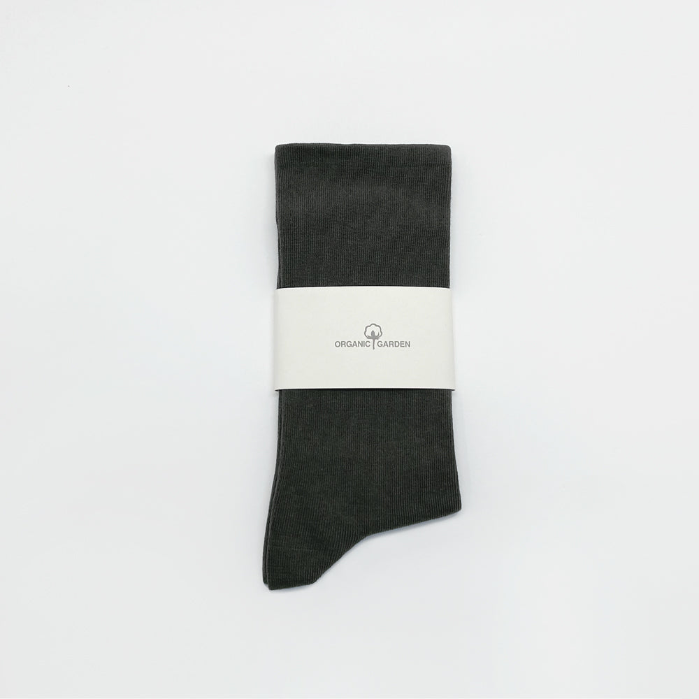 Organic Garden Oak Gall Extract Dyeing, Natural Black Organic Cotton Socks