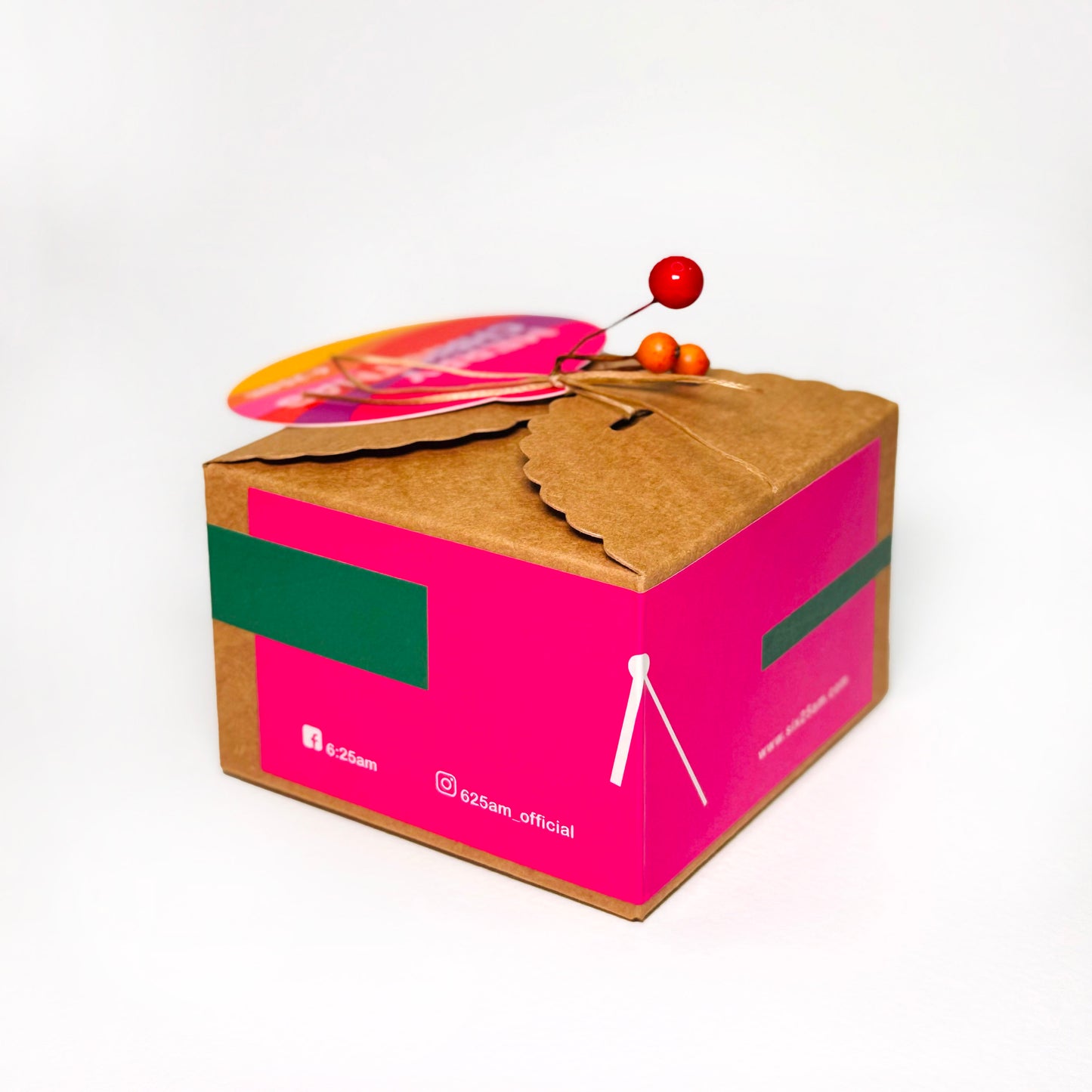 Christmas Mini Gift Box - 6:25am Red Line Sock