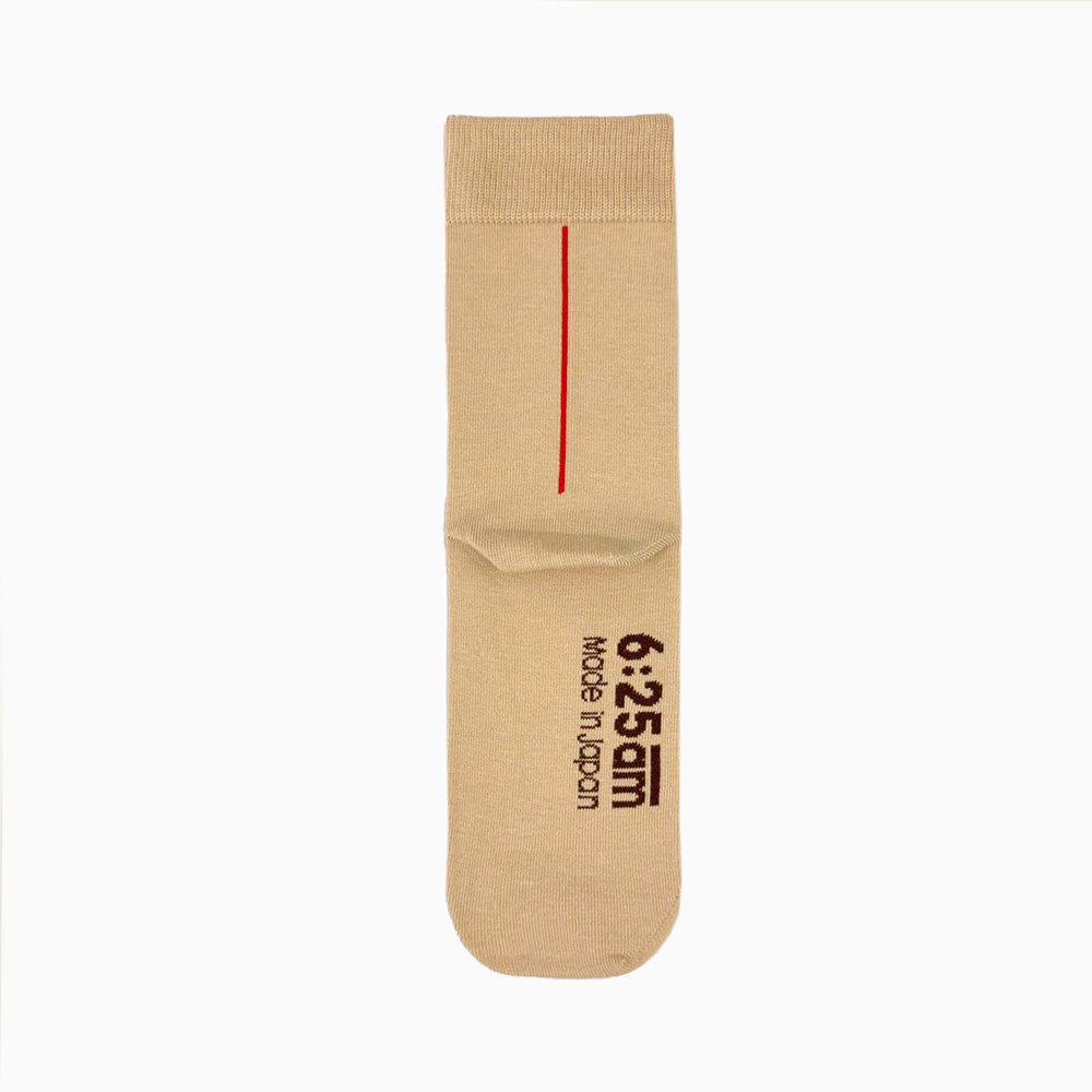 6:25am Red Line Sock