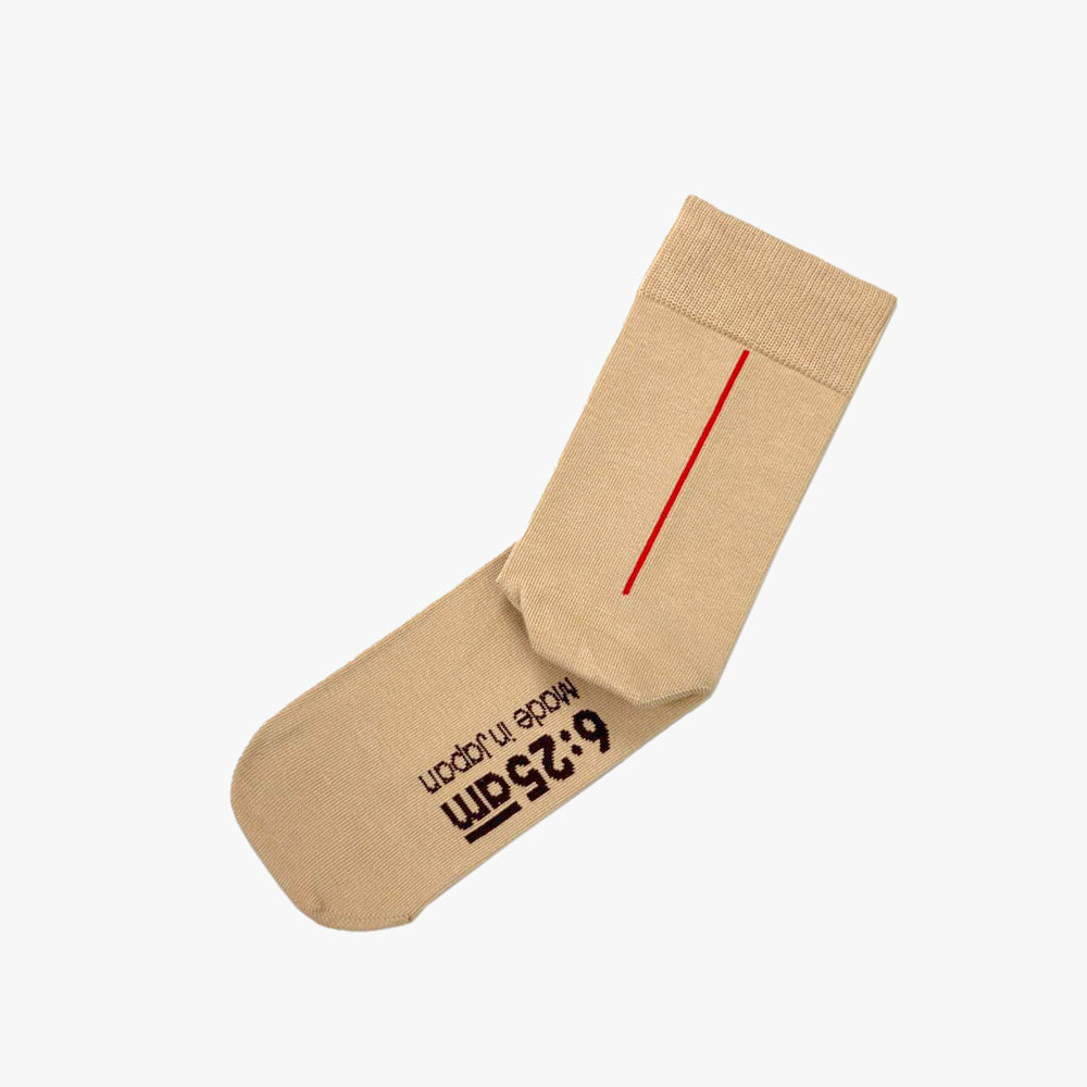 6:25am Red Line Sock