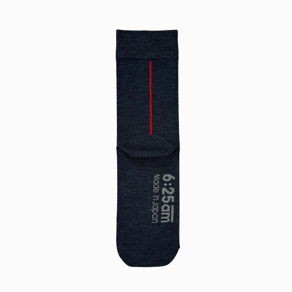 6:25am Red Line Sock