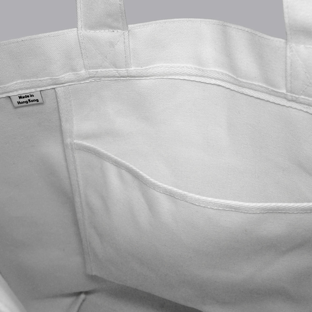 6:25am Transparent Pocket Tote Bag 
