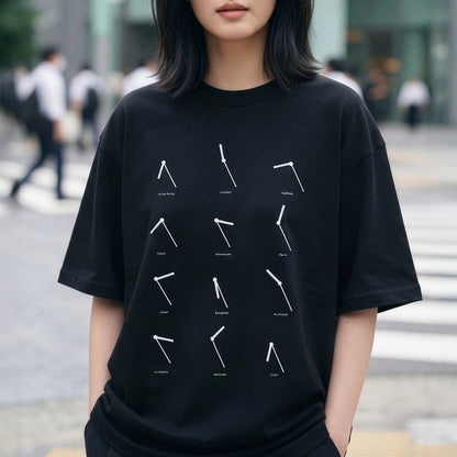 6:25am Time Difference Tee