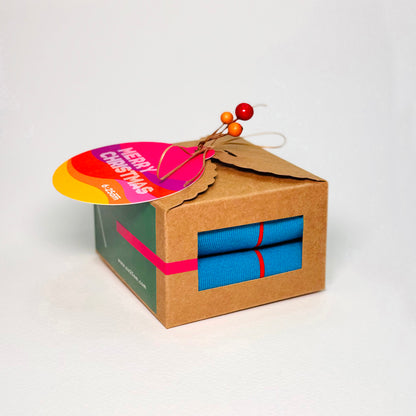 Christmas Mini Gift Box - 6:25am Red Line Sock