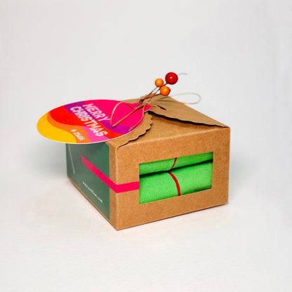 Christmas Mini Gift Box - 6:25am Red Line Sock