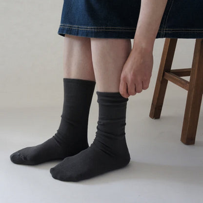 Organic Garden Oak Gall Extract Dyeing, Natural Black Organic Cotton Socks