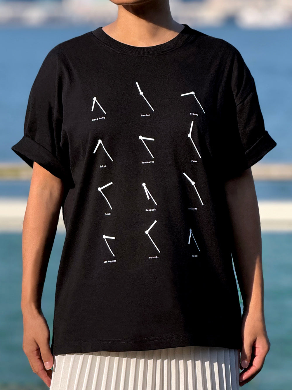 6:25am Time Difference Tee