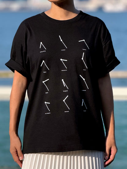 6:25am Time Difference Tee