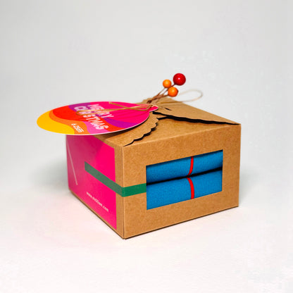Christmas Mini Gift Box - 6:25am Red Line Sock