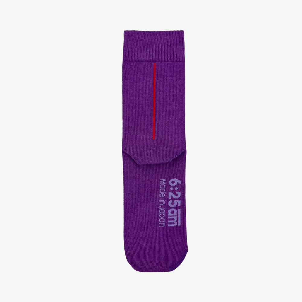 6:25am Red Line Sock